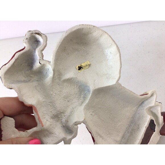 Vintage Cast Iron Christmas Door Stopper Santa Claus - Picture 6 of 8